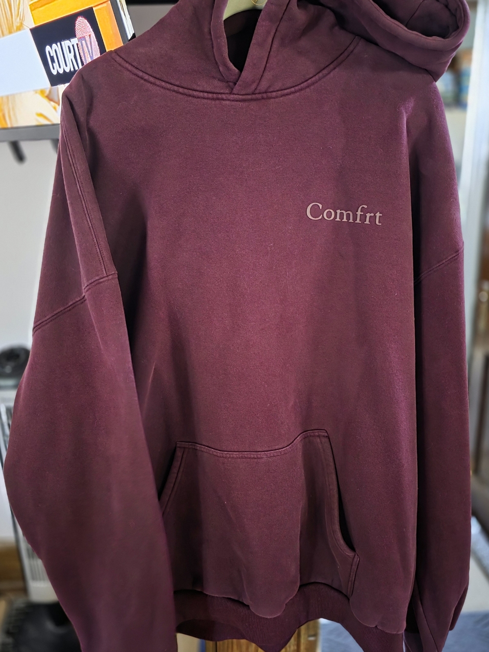 Comfrt Women's Maroon Hoodie